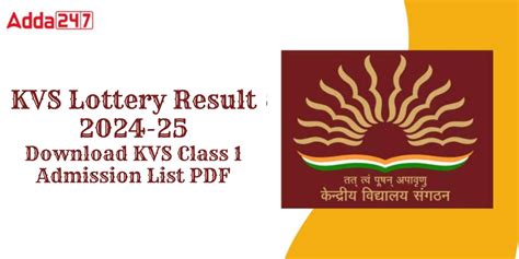 chennai lottery result|KVS Lottery Result 2024.